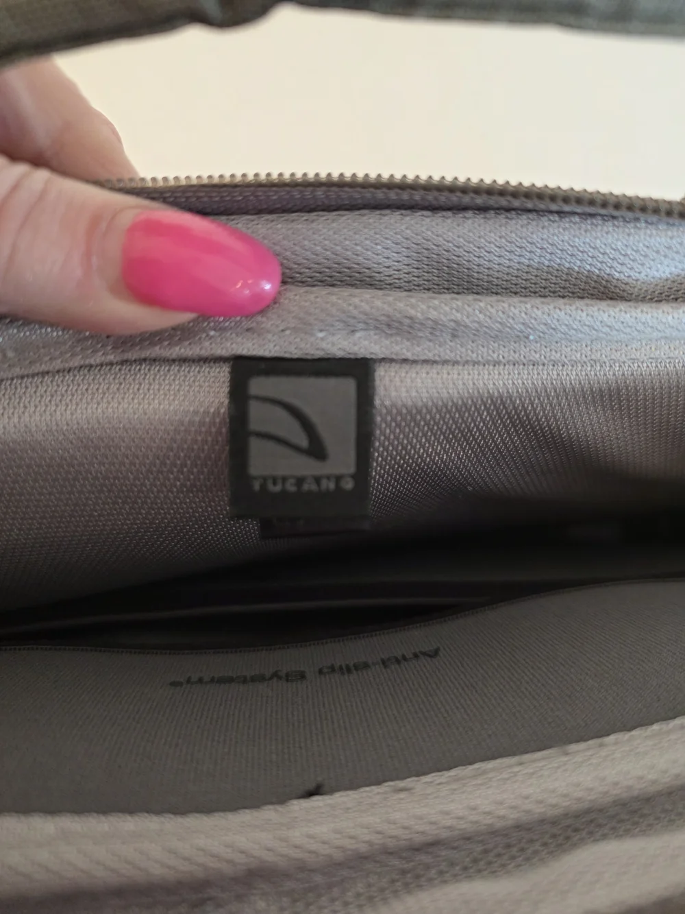 Tucano Grey Laptop Briefcase Bag -